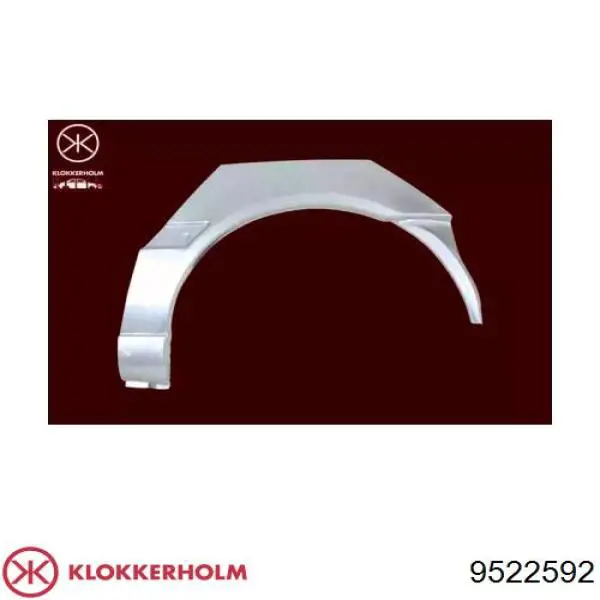 Ремонтная часть арки крыла заднего правого Klokkerholm 9522592 цена, от 44.93 USD
