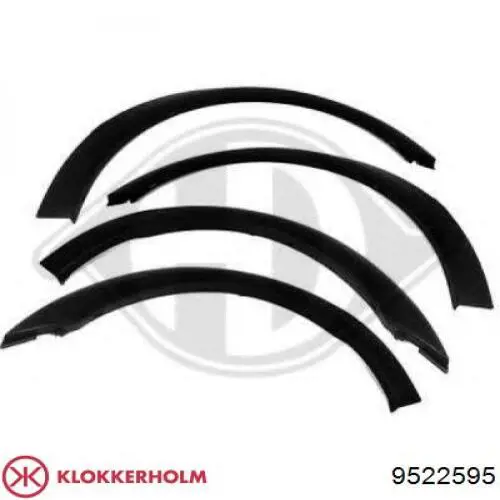 Купить 1H0853817B VAG Молдинг задней арки крыла, левый