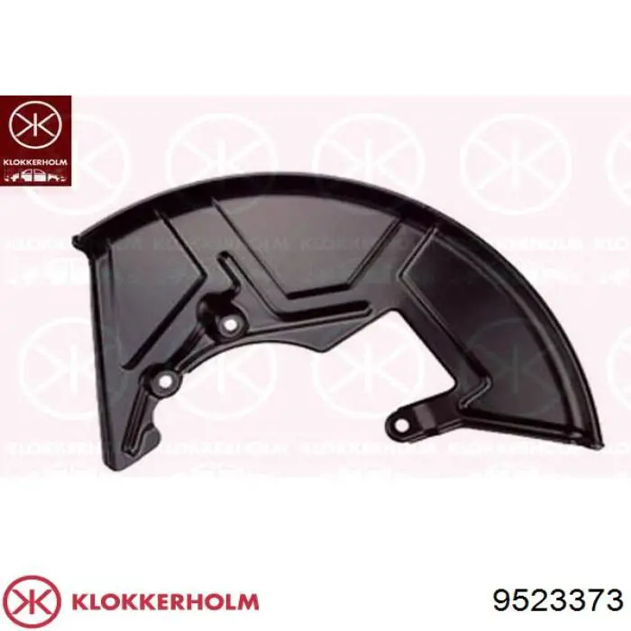 Купить 9523373 Klokkerholm Защита тормозного диска, переднего, левого
