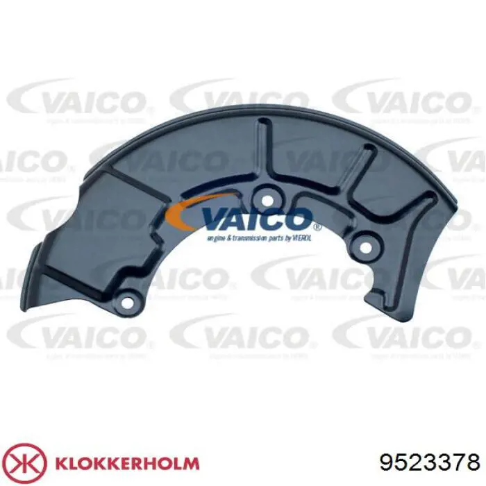 Защита тормозного диска переднего правого Klokkerholm 9523378