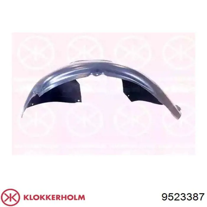 Подкрылок крыла переднего левый Klokkerholm 9523387 цена, от 11.30 USD
