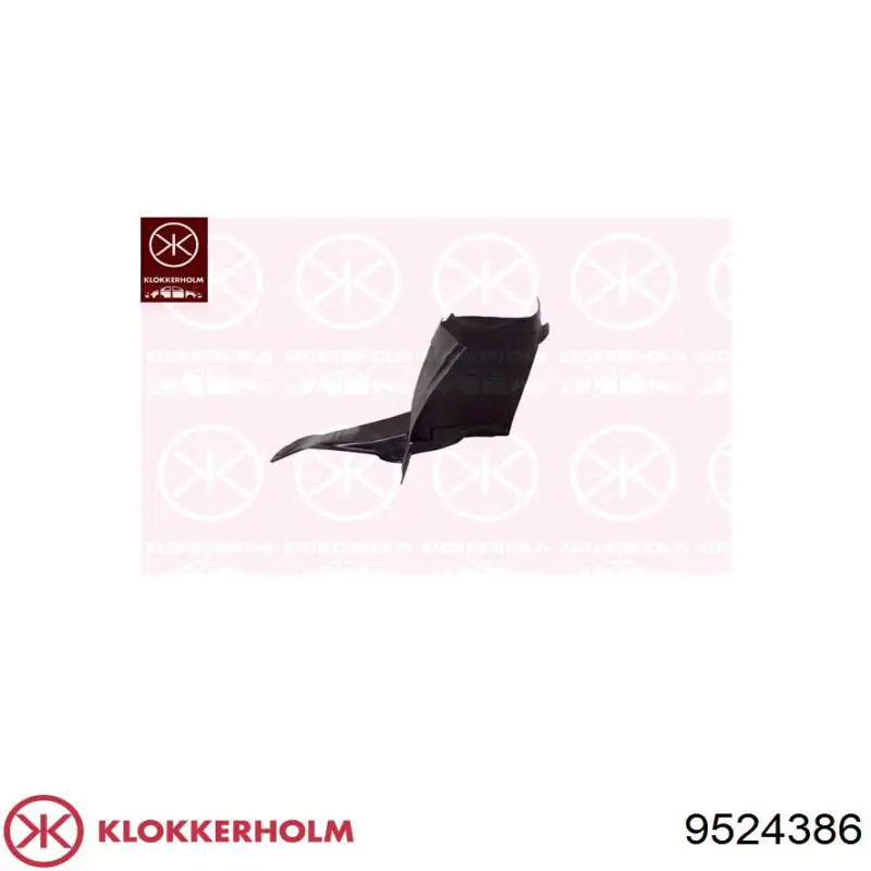 Подкрылок крыла переднего правый передний Klokkerholm 9524386
