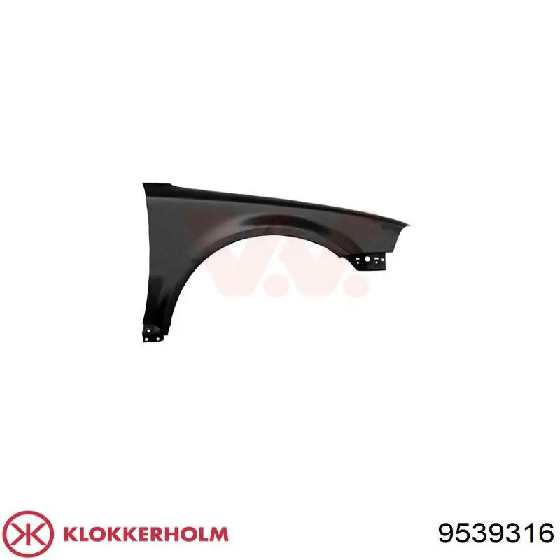 Боковая часть передняя правая Signeda PVW10039BR цена, от 38.74 USD