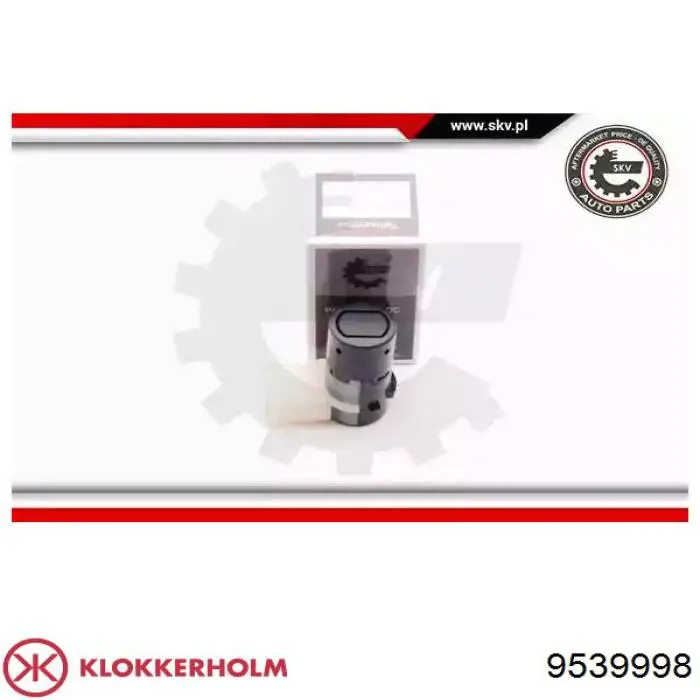 9539998 Klokkerholm решетка бампера переднего правая
