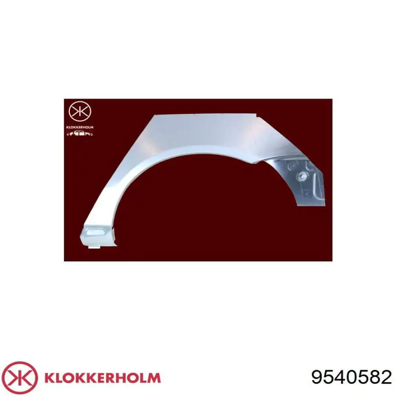 Ремонтная часть арки крыла заднего правого Signeda PVW77019ER цена, от 67.55 USD