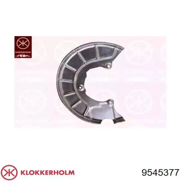 Купить 9545377 Klokkerholm Защита тормозного диска, переднего, левого