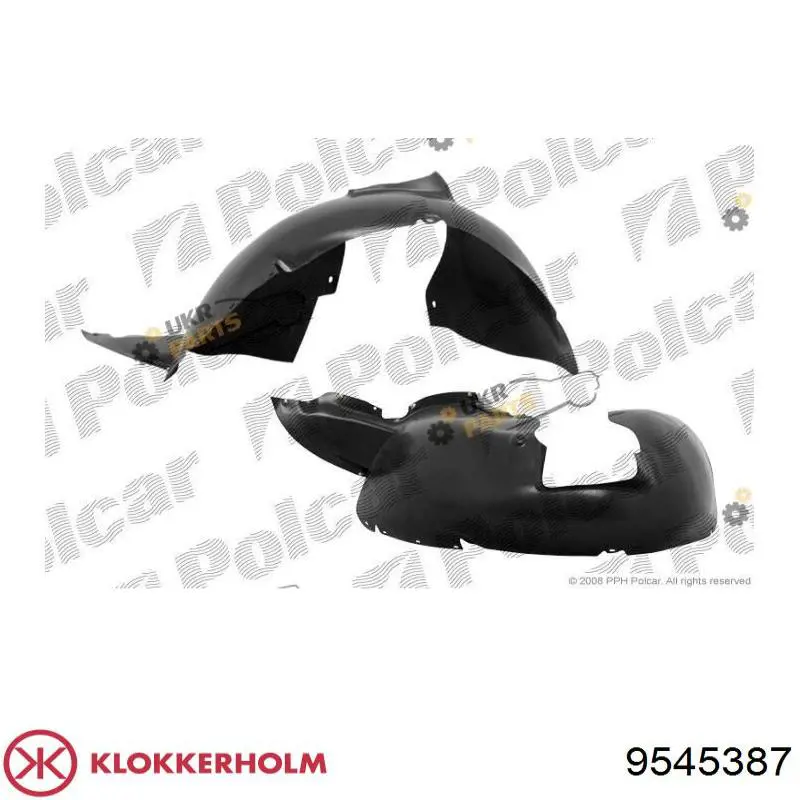  Подкрылок передний левый Volkswagen Caddy 3