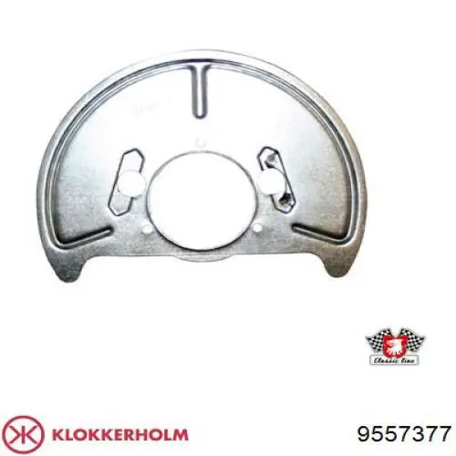 Защита тормозного диска переднего левого Klokkerholm 9557377