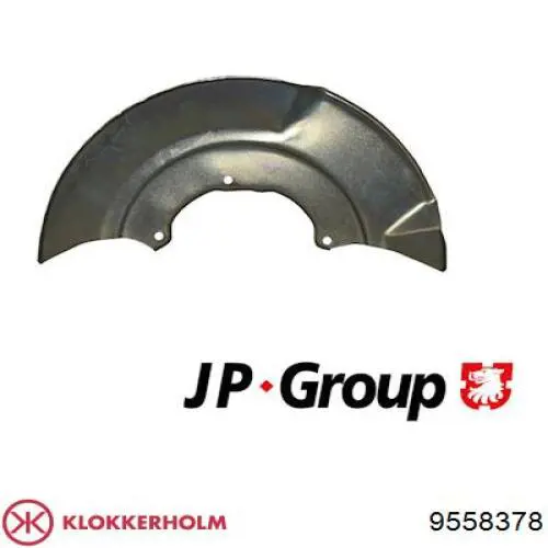 Защита тормозного диска переднего правого Klokkerholm 9558378