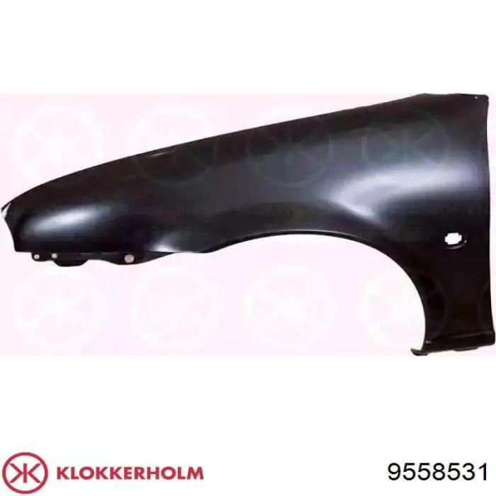 Крыло заднее левое 9558531 Klokkerholm