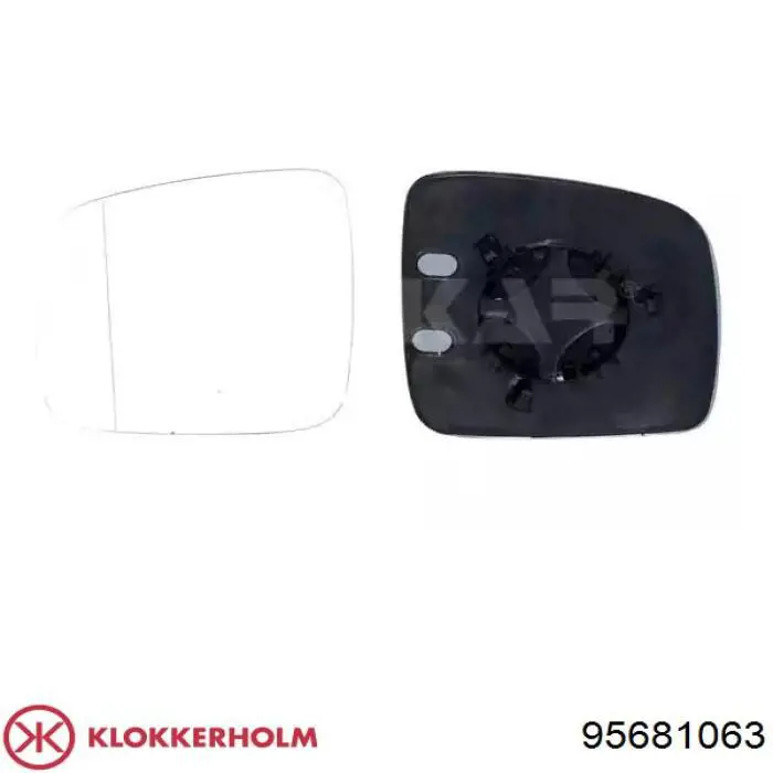 Зеркальный элемент водительского зеркала Klokkerholm 95681063 цена, от 10.08 USD