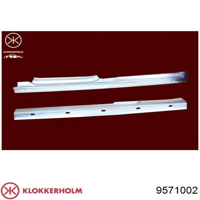 9571002 Klokkerholm placa sobreposta (moldura externa direita de acesso)