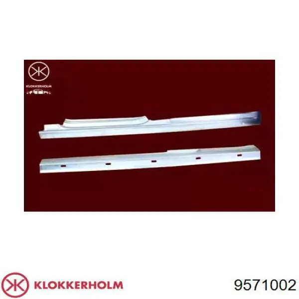 Накладка (молдинг) порога наружная правая FP9571002 Klokkerholm