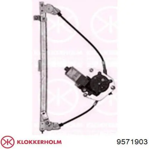 Передний бампер 9571903 Klokkerholm