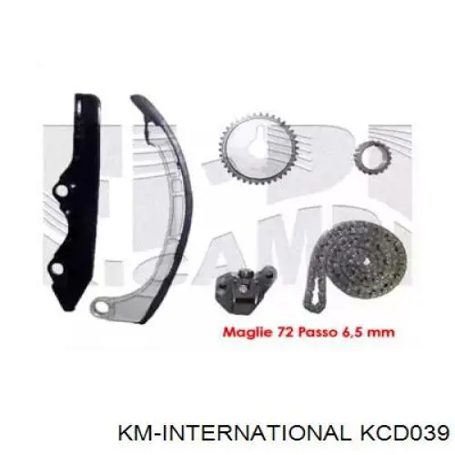 KCD039 KM International комплект цепи грм
