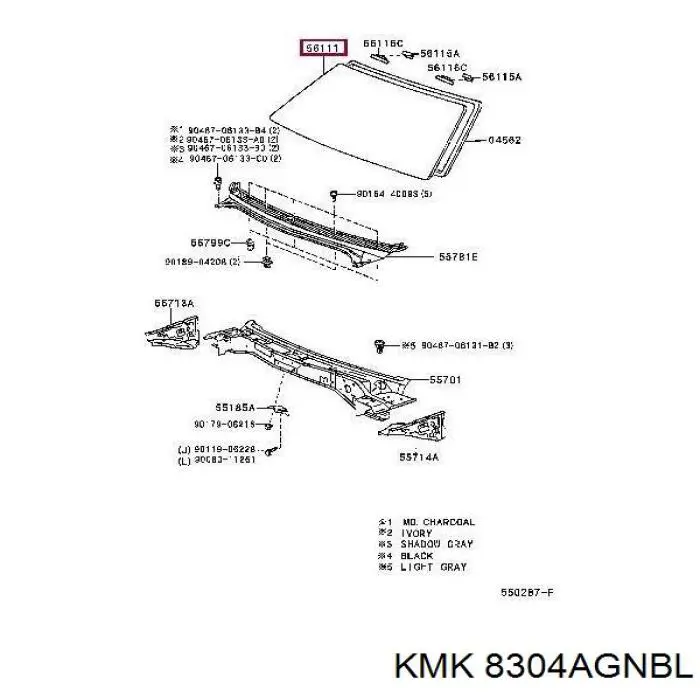 Стекло лобовое XYG GS8114D12 цена, от 68.33 USD