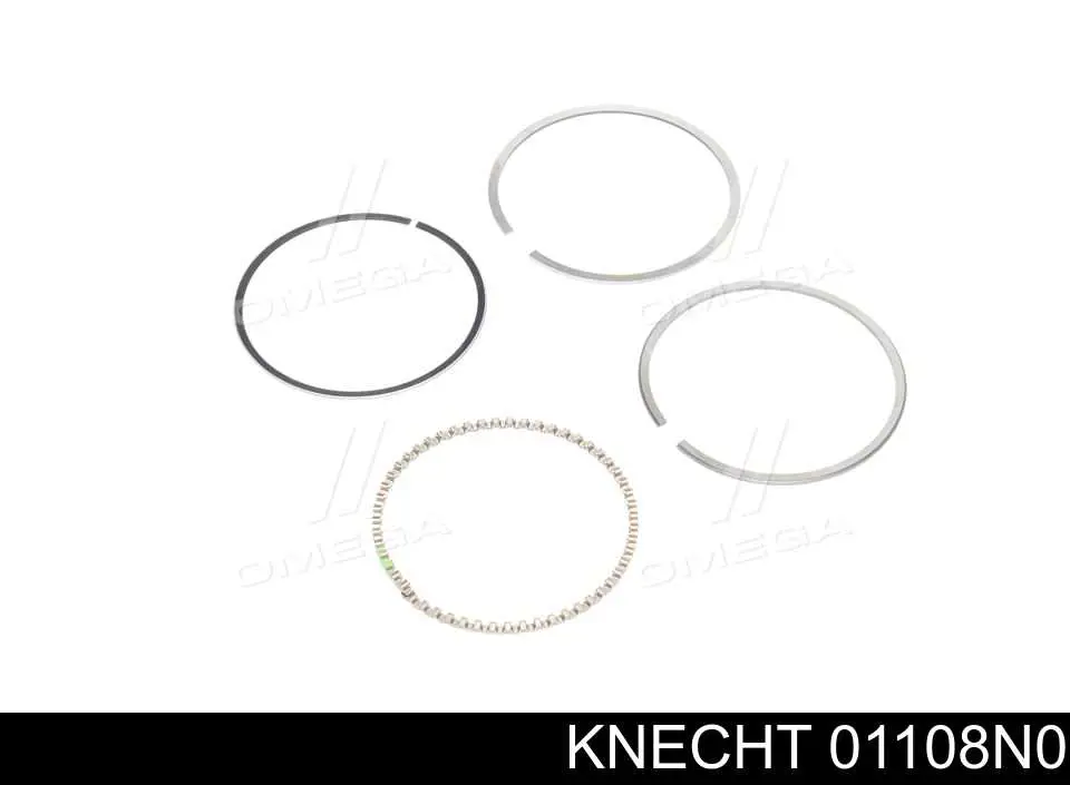 01108N0 Knecht-Mahle кольца поршневые на 1 цилиндр, std.