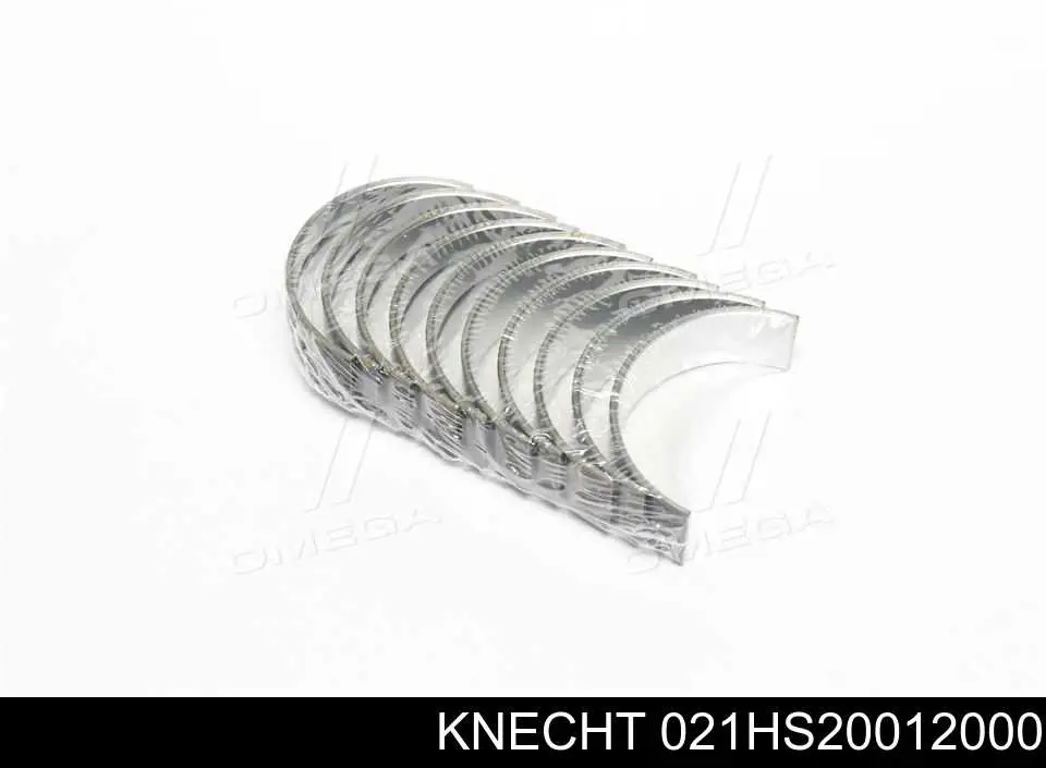 Вкладыши коленвала коренные, комплект, стандарт (STD) Knecht-Mahle 021HS20012000