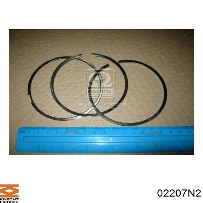 800051010050 Kolbenschmidt кольца поршневые на 1 цилиндр, 2-й ремонт (+0,50)
