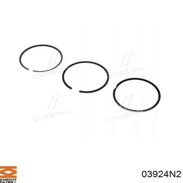 Кольца поршневые на 1 цилиндр, 3-й ремонт (+0,75) на Citroen Xsara N2