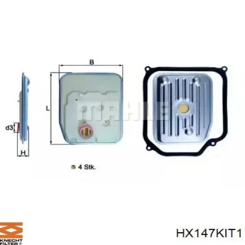 HX147KIT1 Knecht-Mahle