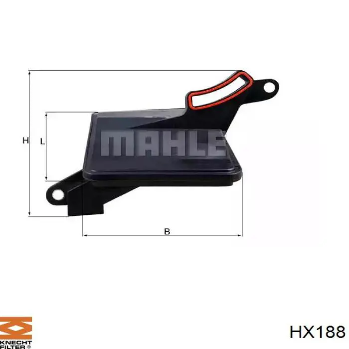 HX188 Knecht-Mahle фильтр акпп