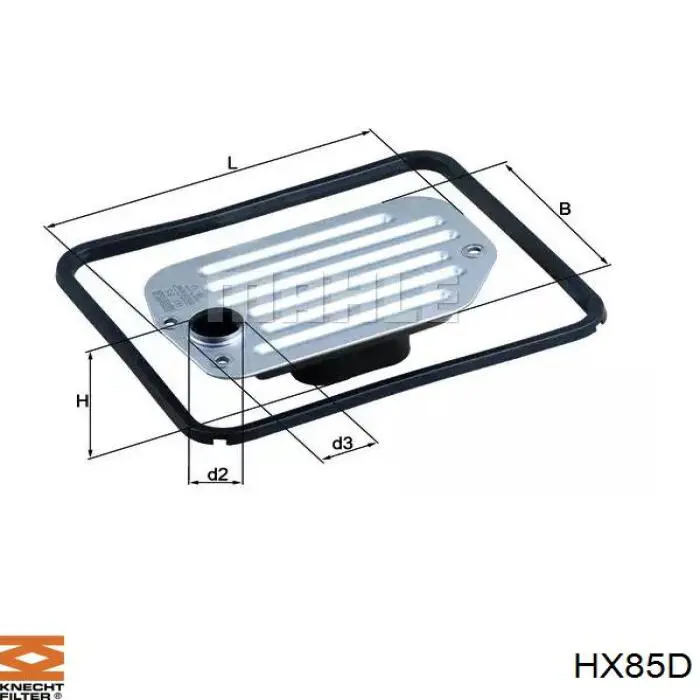 HX85D Knecht-Mahle фильтр акпп