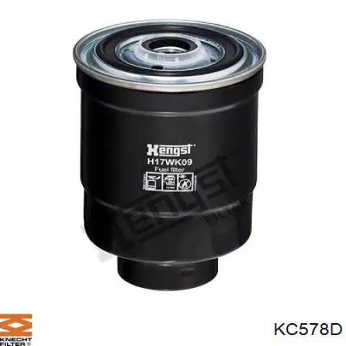 Топливный фильтр KC578D Knecht-Mahle