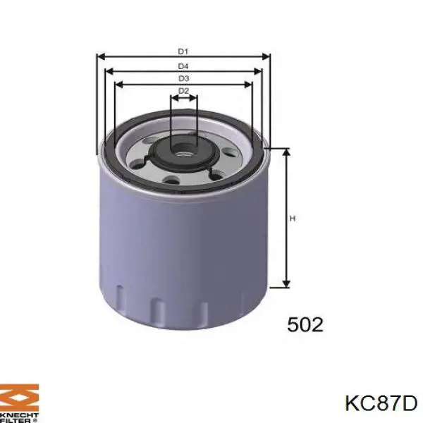 KC87D Knecht-Mahle топливный фильтр