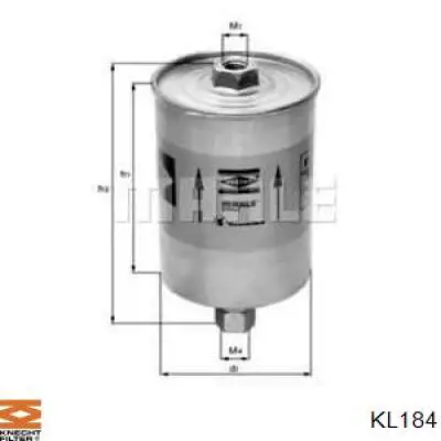 KL184 Knecht-Mahle топливный фильтр
