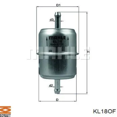 KL18OF Knecht-Mahle топливный фильтр