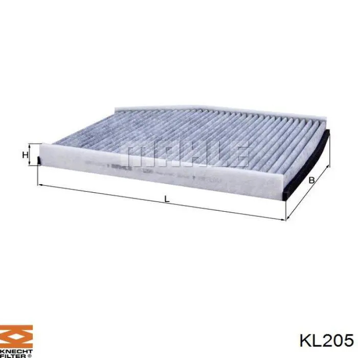 KL205 Knecht-Mahle топливный фильтр