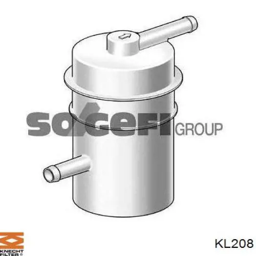 KL208 Knecht-Mahle Фильтр топлива