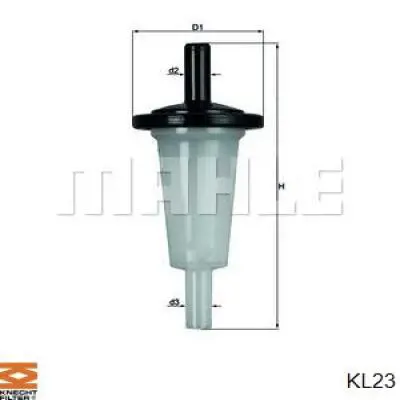 KL23 Knecht-Mahle топливный фильтр