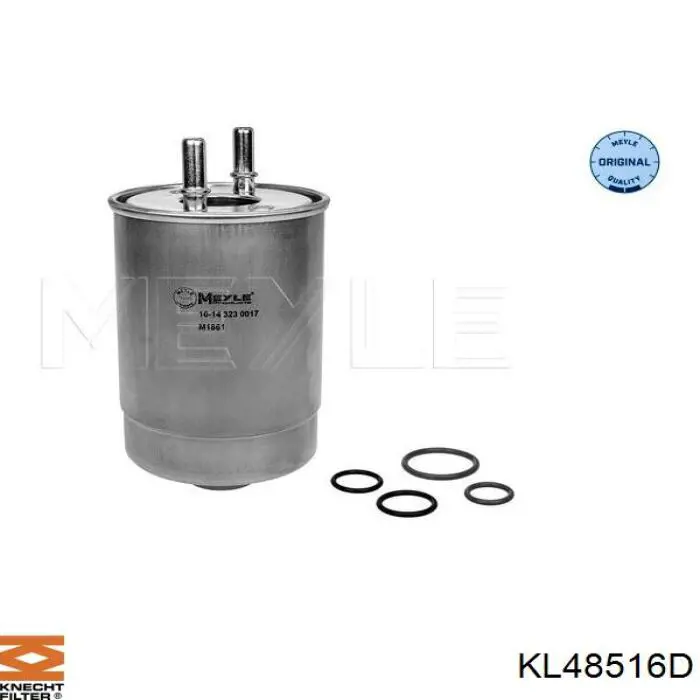 KL48516D Knecht-Mahle filtro de combustível