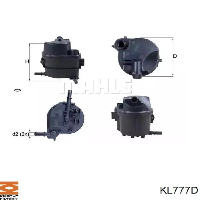 Топливный фильтр KL777D Knecht-Mahle