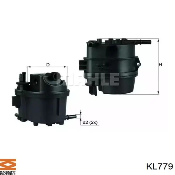 KL779 Knecht-Mahle топливный фильтр