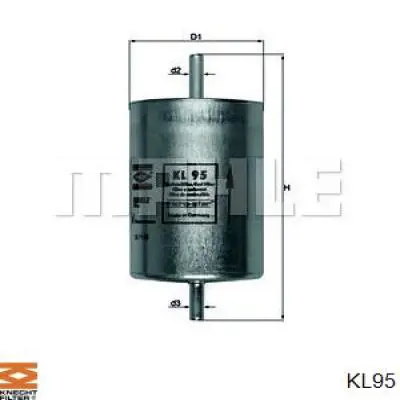 Топливный фильтр KL95 Knecht-Mahle