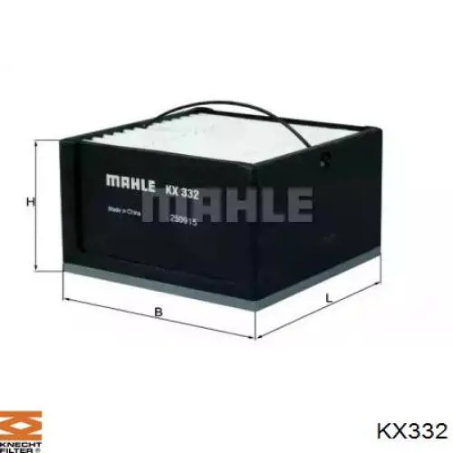 KX332 Knecht-Mahle топливный фильтр