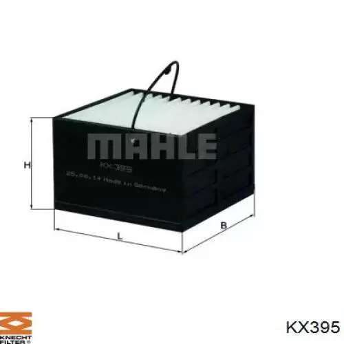 Топливный фильтр KX395 Knecht-Mahle