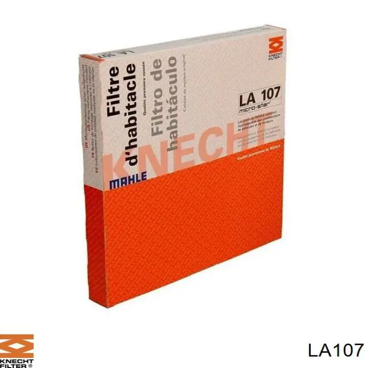 LA107 Knecht-Mahle фильтр салона
