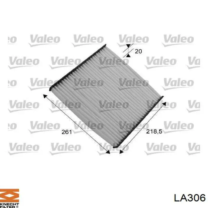 Фільтр салону LA306 Knecht-Mahle