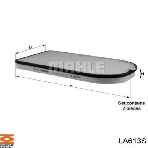 Фильтр салона LA613S Knecht-Mahle