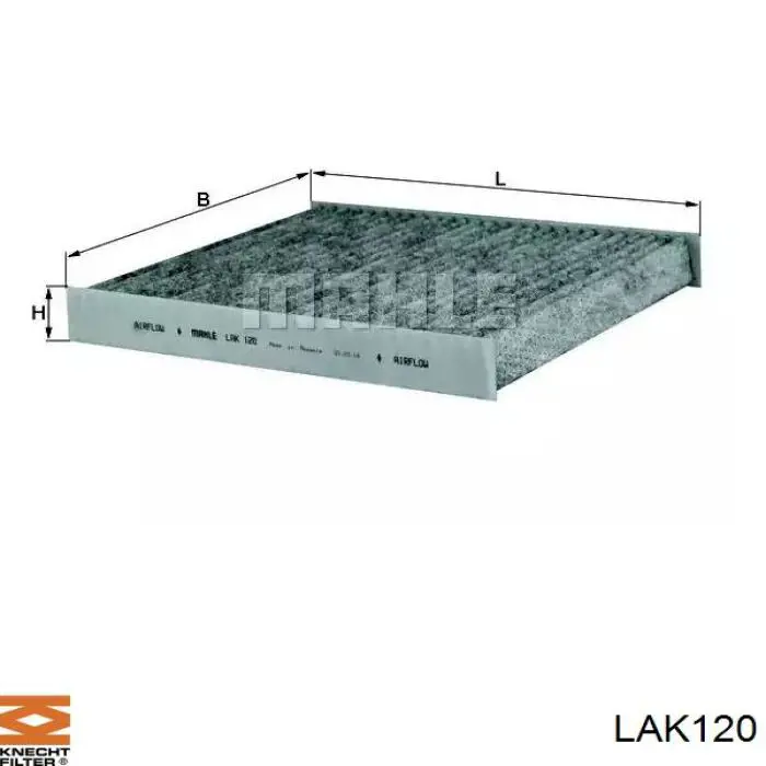 LAK120 Knecht-Mahle фильтр салона