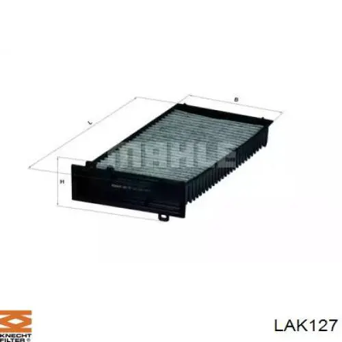 Фильтр салона LAK127 Knecht-Mahle