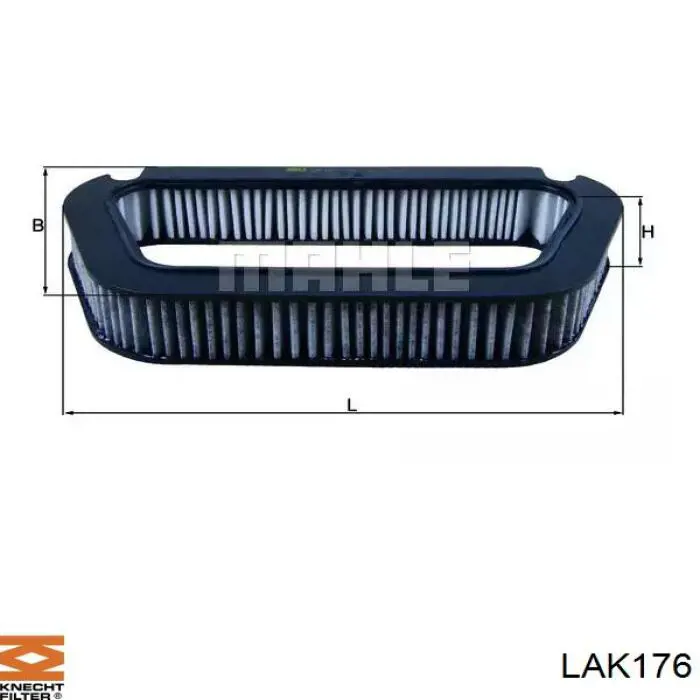 Фильтр салона LAK176 Knecht-Mahle