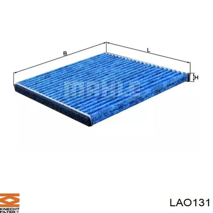 Фильтр салона LAO131 Knecht-Mahle