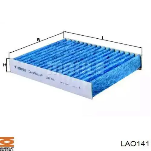 Фильтр салона LAO141 Knecht-Mahle