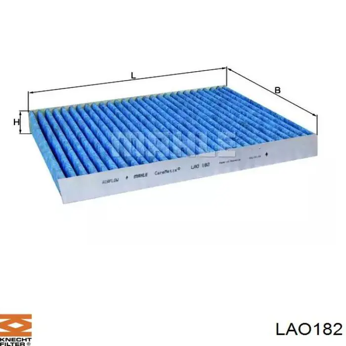 Фильтр салона LAO182 Knecht-Mahle