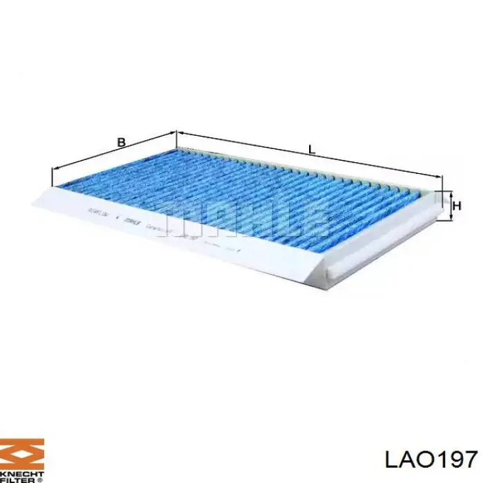 Фильтр салона LAO197 Knecht-Mahle